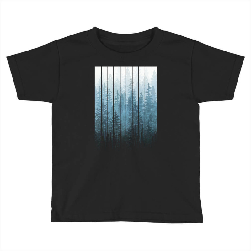 Grunge Dripping Turquoise Misty Forest Toddler T-shirt | Artistshot