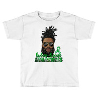 Kidney Disease Awareness Black Man With Locs Bun Toddler T-shirt | Artistshot