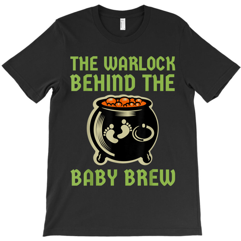 The Warlock Behind The Baby Brew, Halloween New Dad To Be T-Shirt by VirginiaLynetteScott | Artistshot