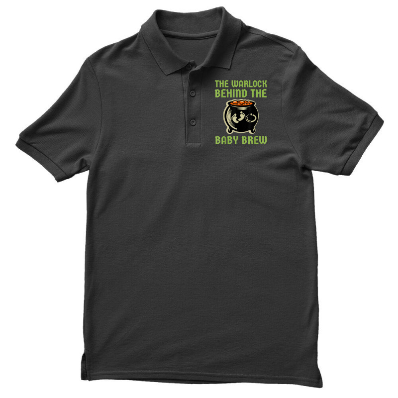 The Warlock Behind The Baby Brew, Halloween New Dad To Be Men's Polo Shirt by VirginiaLynetteScott | Artistshot