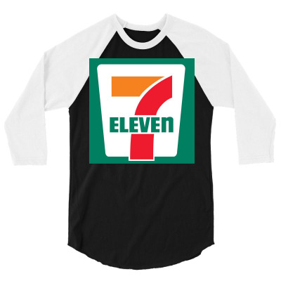 Eleven 7 Decal 3/4 Sleeve Shirt Designed By Nazwa Stores