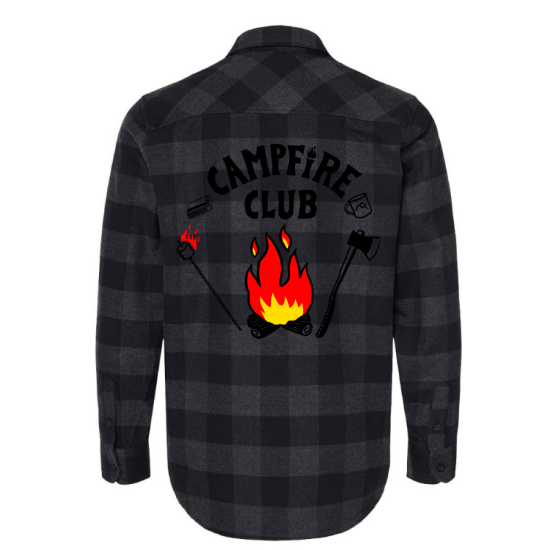 Campfire Club Flannel Shirt by ngabijazic7 | Artistshot