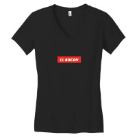 Fascinating El Bocón Women's V-neck T-shirt | Artistshot