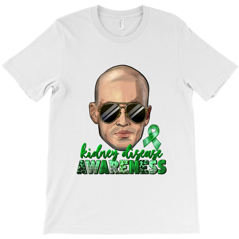 Kidney Disease Awareness Bald Man T-shirt | Artistshot