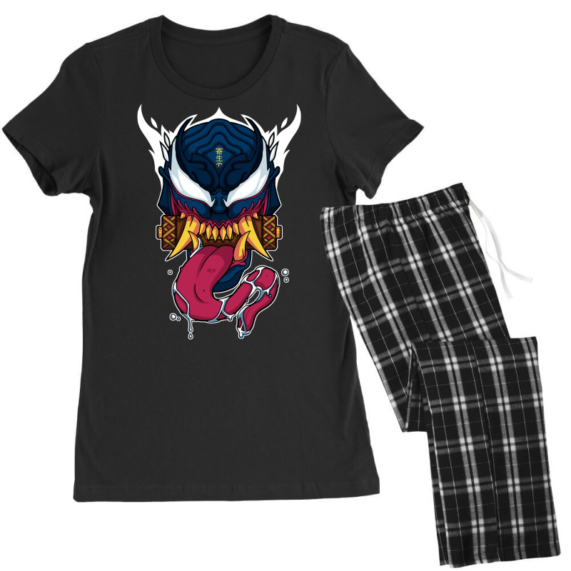 Oni Parasite Symbiont Spider Tee Women's Pajamas Set by llatochupikt | Artistshot