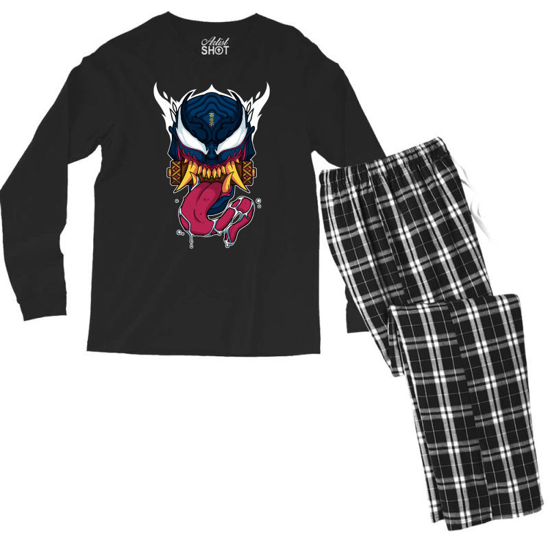 Oni Parasite Symbiont Spider Tee Men's Long Sleeve Pajama Set by llatochupikt | Artistshot