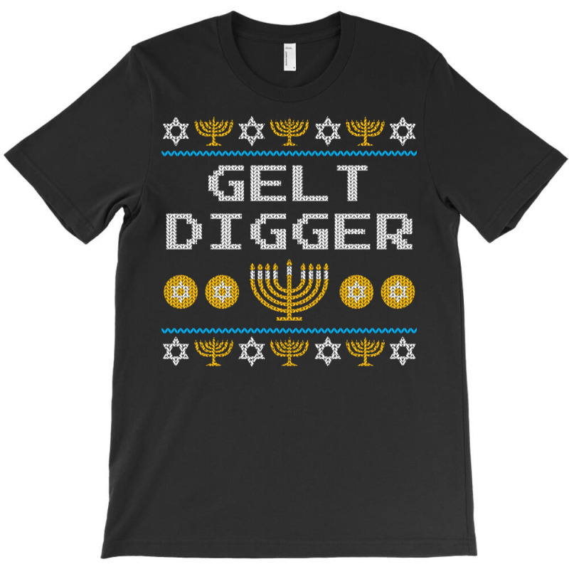 Funny Jewish Gelt Digger Hanukkah Chanukah T-shirt | Artistshot