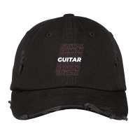 Playing Guitar Musical Instrument Vintage Cap | Artistshot