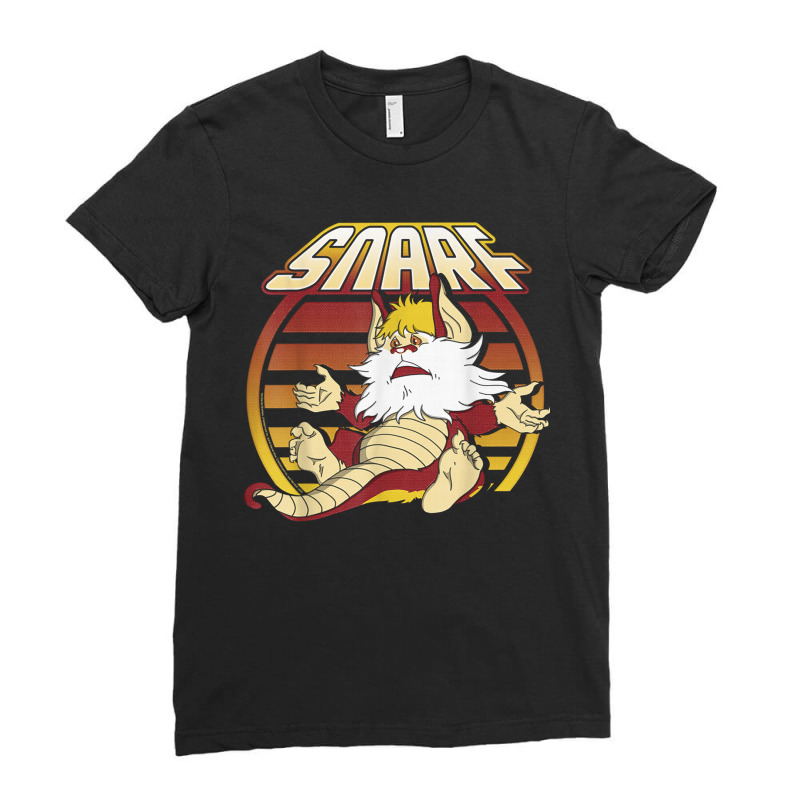 Thundercats Snarf Retro Sunset Portrait Ladies Fitted T-Shirt by VirginiaLynetteScott | Artistshot