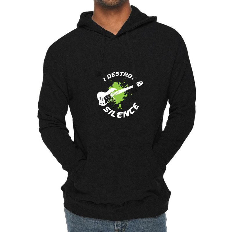 I Destroy Silence .png Lightweight Hoodie by PamzieAdams | Artistshot