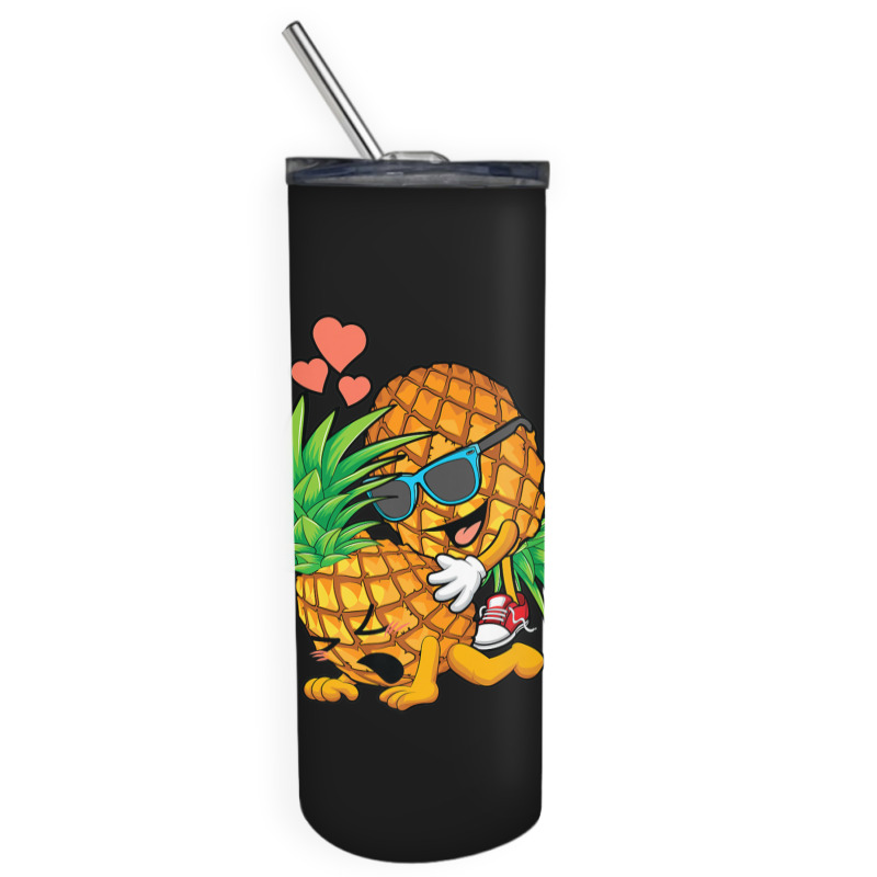 Upside Down Pineapple Swinger And Men Skinny Tumbler by longho | Artistshot