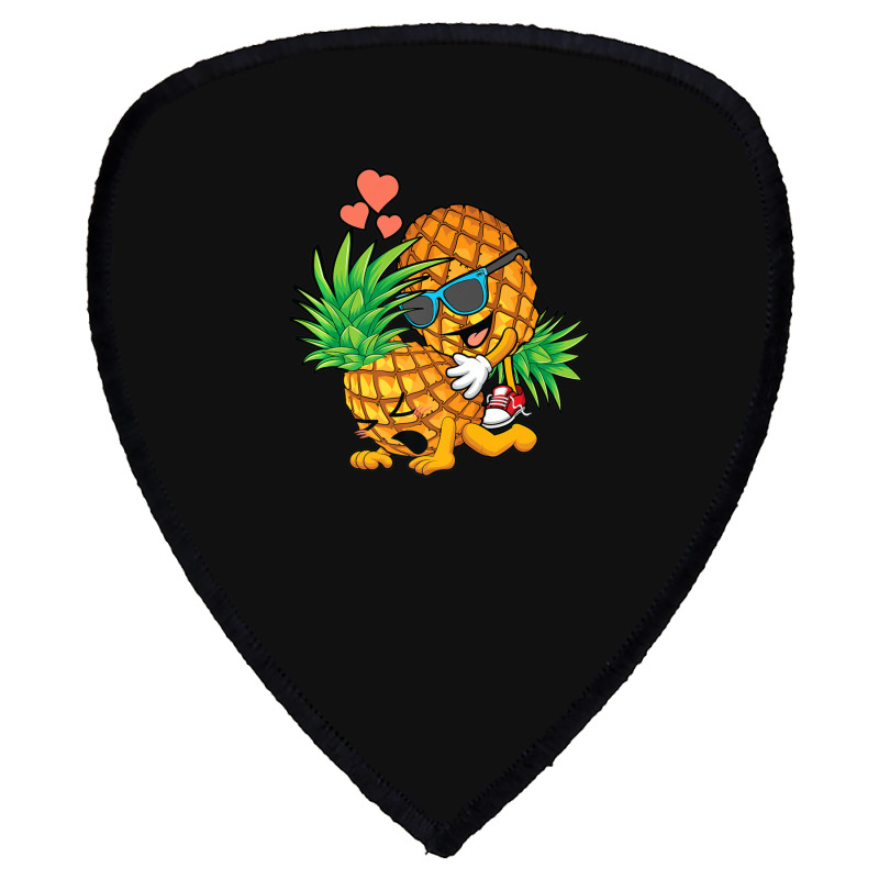 Upside Down Pineapple Swinger And Men Shield S Patch by longho | Artistshot