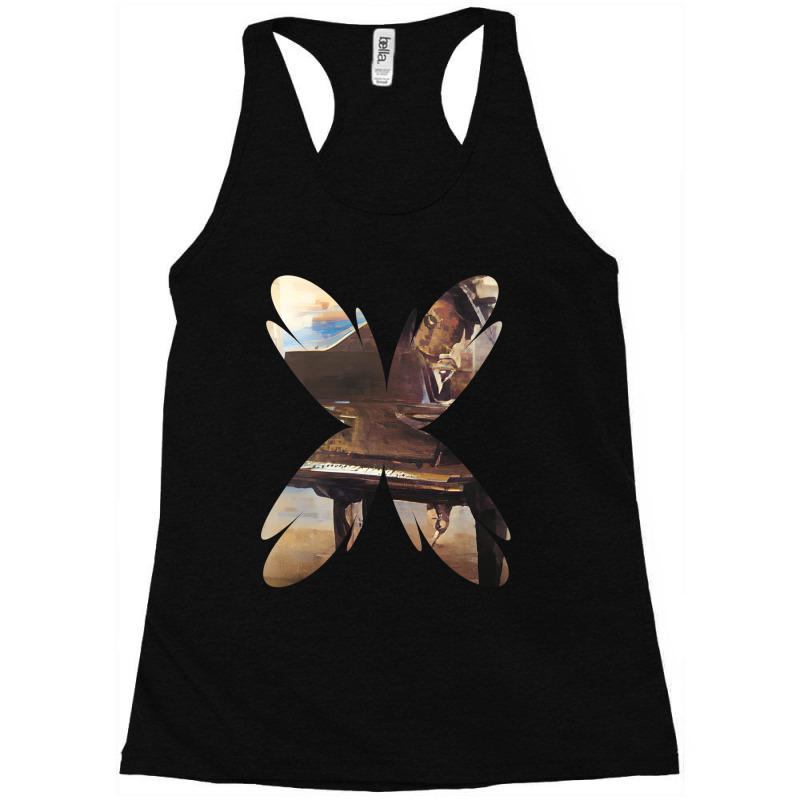 Beautiful Pianist Art Abstract Futuristic Digital Graphic Racerback Tank by TIMMYBWRIGHT | Artistshot