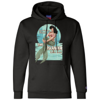 The Islander Tiki Bar Bettie Page Mermaid Champion Hoodie | Artistshot