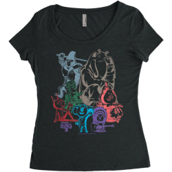 sing 2 neon character group poster t shirt Women's Triblend Scoop T-shirt | Artistshot
