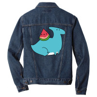 Watermelon Hadrosaurid Men Denim Jacket | Artistshot