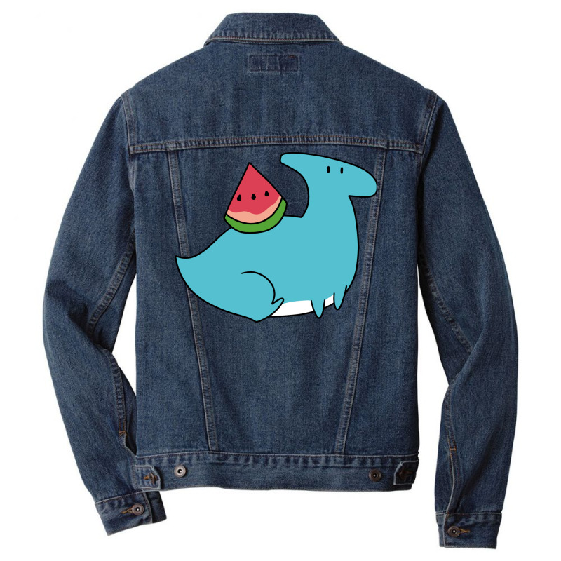 Watermelon Hadrosaurid Men Denim Jacket | Artistshot