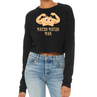 Hanukkah Funny Chanukah Gift Matzo Matzah Man T Cropped Sweater | Artistshot