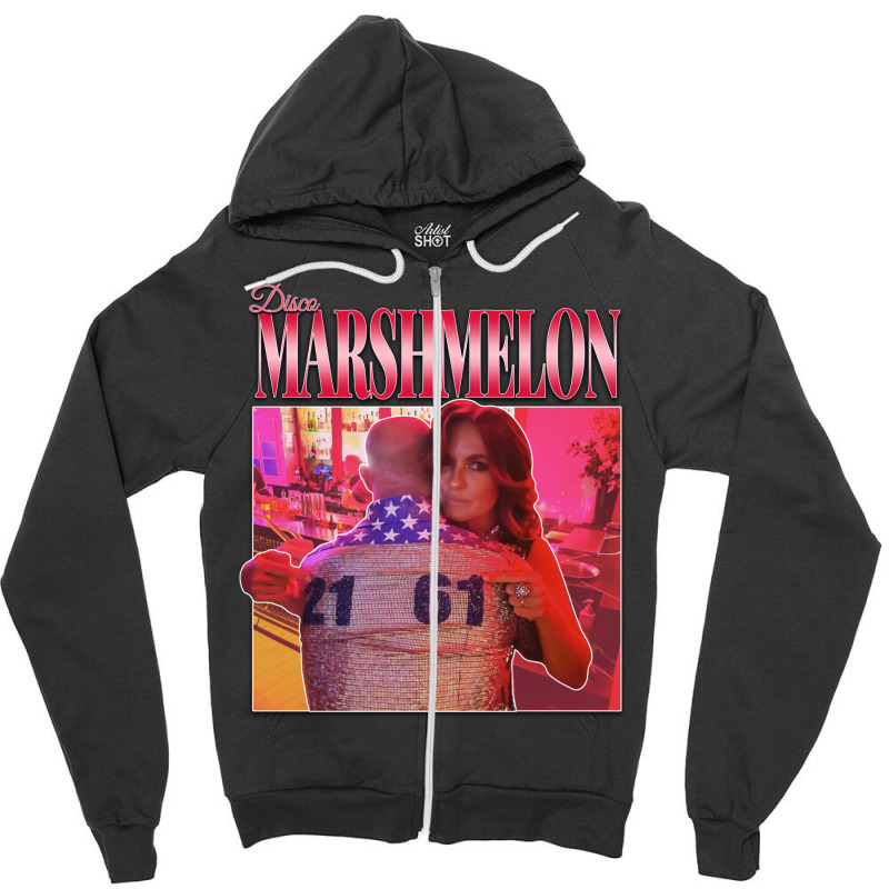 Disco Marshmelon Mariska Hargitay And Chris Meloni 90s Inspired Vintag Zipper Hoodie by ngabijazic7 | Artistshot