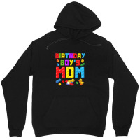 Birthday Boy's Mom Block Building Lover Design Unisex Hoodie | Artistshot