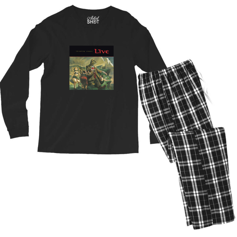 Throwing Copper Men's Long Sleeve Pajama Set | Artistshot