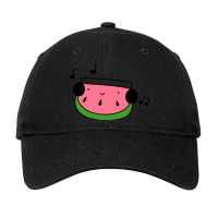 Watermelon Wedge With Headphones Adjustable Cap | Artistshot