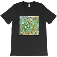 Orlando Florida Cartoon Map T-shirt | Artistshot