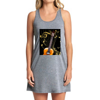 Guitar And Music Note Tank Dress | Artistshot