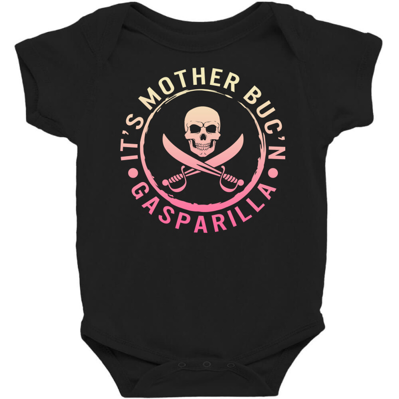 It's Mother Buc'n Gasparilla Pirate Festival Skull Eyepatch Sweatshirt Baby Bodysuit | Artistshot