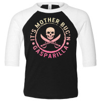 It's Mother Buc'n Gasparilla Pirate Festival Skull Eyepatch Sweatshirt Toddler 3/4 Sleeve Tee | Artistshot