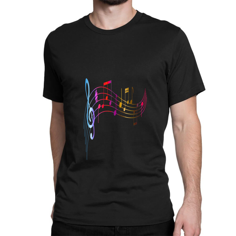 Music Note Classic T-shirt by LeeDeramus | Artistshot