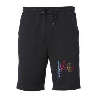 Music Note Fleece Short | Artistshot