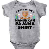 Hanukkah Pajama  Menorah Chanukah Jewish Festival Gift Baby Bodysuit | Artistshot