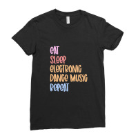 Repeat Electronic Dance Music.png Ladies Fitted T-shirt | Artistshot