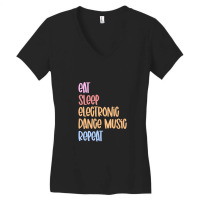 Repeat Electronic Dance Music.png Women's V-neck T-shirt | Artistshot