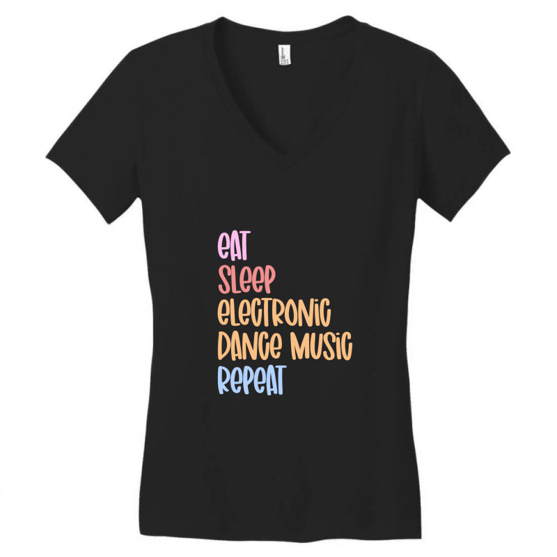 Repeat Electronic Dance Music.png Women's V-Neck T-Shirt by MarkBressi | Artistshot