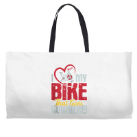 I Love My Bike That Goes Nowhere   Indoor Spinning Cycling Tank Top Weekender Totes | Artistshot