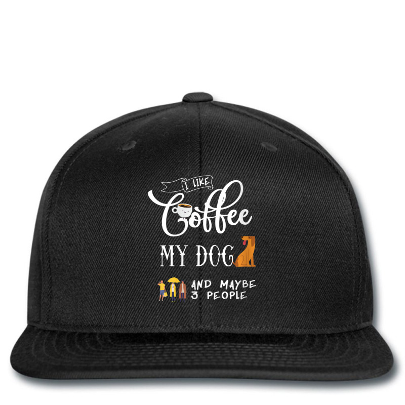 Womens I Like Coffee My Dog And Maybe 3 People Dog Lovers Vneck Printed hat by longho | Artistshot