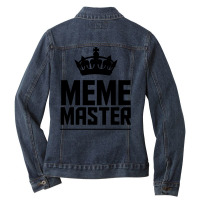 Meme Master Ladies Denim Jacket | Artistshot