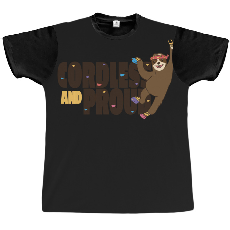 Bouldering Sloth Graphic T-shirt | Artistshot