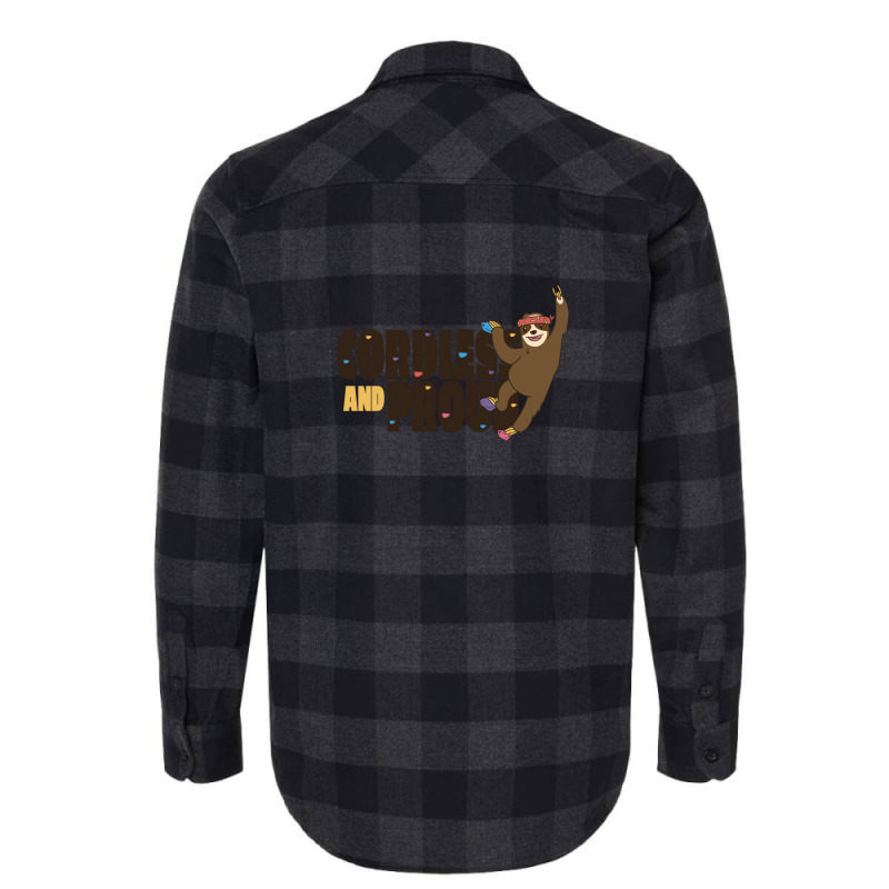 Bouldering Sloth Flannel Shirt | Artistshot