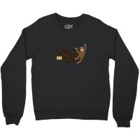 Bouldering Sloth Crewneck Sweatshirt | Artistshot