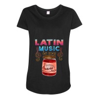 Latin Music Is My Jam Maternity Scoop Neck T-shirt | Artistshot