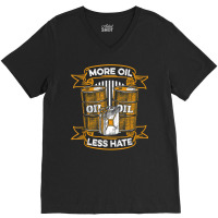 Oil Drilling Barrel Fracking   Fracker Oilfield T Shirt V-neck Tee | Artistshot