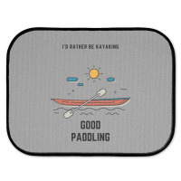 Kayaking Good Paddling Sports Rear Car Mat | Artistshot