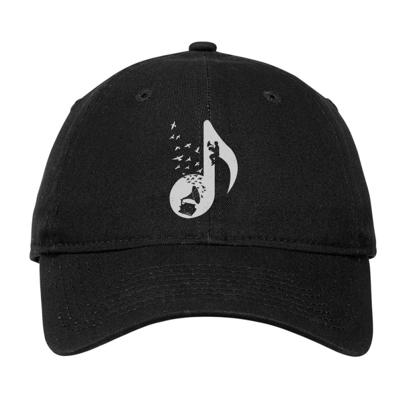 Musical Note - Gramophone 1 Adjustable Cap by LeeDeramus | Artistshot