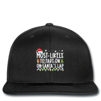 Most Likely To Fart On Santa's Lap Funny Christmas Holiday Premium T S Printed Hat | Artistshot