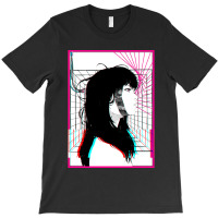 Cyberpunk Cyborg Girl Color Glitch Futuristic Style T-shirt | Artistshot