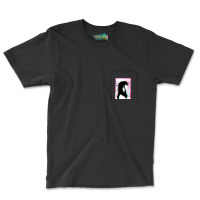 Cyberpunk Cyborg Girl Color Glitch Futuristic Style Pocket T-shirt | Artistshot