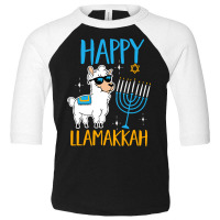 Happy Hanukkah Jewish Christmas Jewish Hanukkah Llamakkah Toddler 3/4 Sleeve Tee | Artistshot